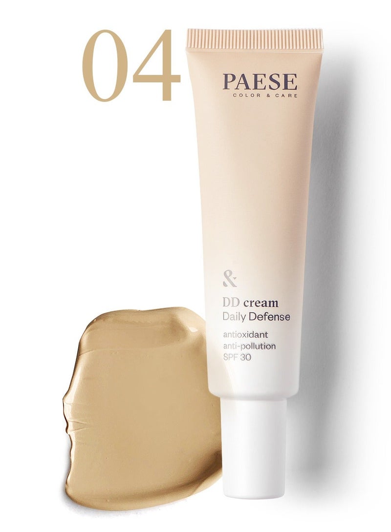 Paese DD Cream SPF 30 Antioxidant & Anti-Pollution, Daily Defense Tinted Face Cream, SPF30 UV Protection, 4W Golden Beige, 30 ml - Image 1